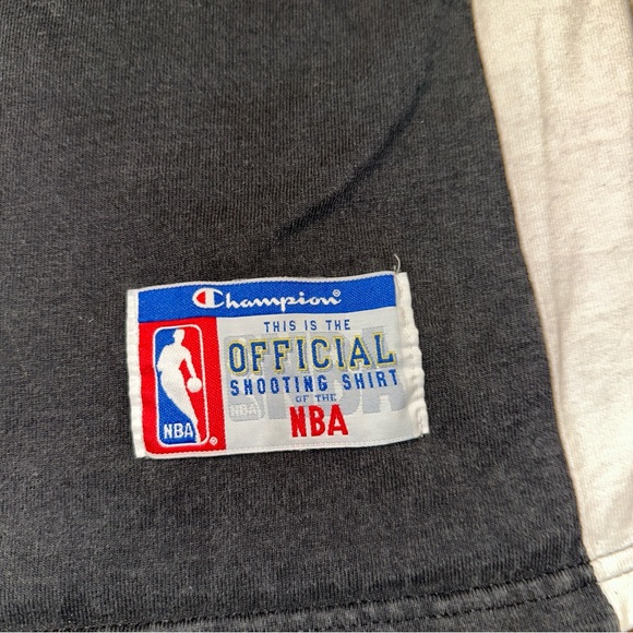 Champion Black and Red V-Neck Tee - Picture 8 of 16